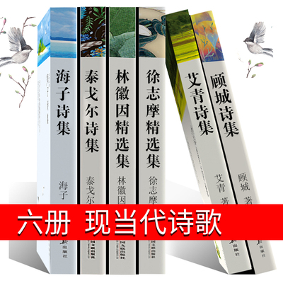 顾城诗集海子的诗徐志摩的书林徽因散文泰戈尔诗集艾青顾城诗集等