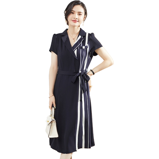 【特价】母亲节礼物妈妈夏季短袖连衣裙中年女装裙子中老年长裙