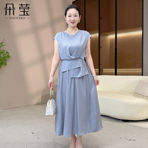 朵莹妈妈夏装连衣裙端庄大气裙子