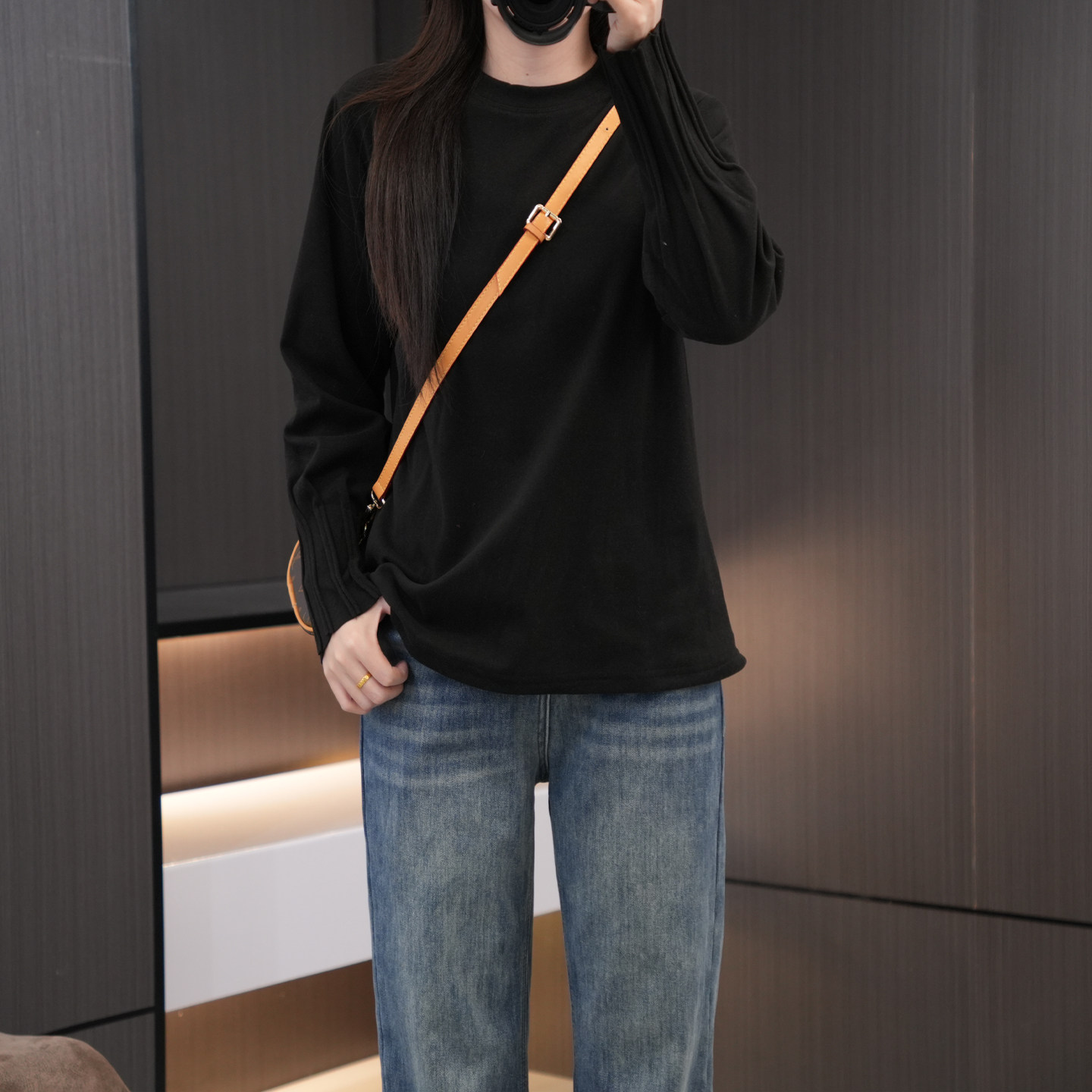 冬季保暖德绒大码袖口褶皱打底衫 200斤胖mm时尚简约百搭显瘦内搭,女装/女士精品,大码内搭,淘宝优惠券,粉丝福利购,淘宝优惠卷