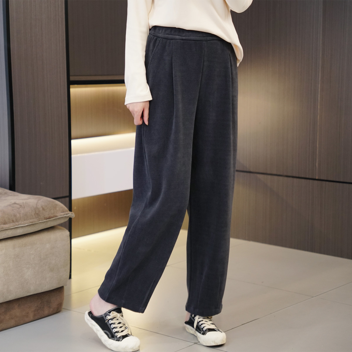 炒鸡百搭显瘦松紧腰哈伦裤闭眼入