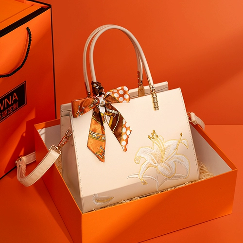 Сумка на день матери, китайский стиль, с вышивкой, премиум класс, подарок на день рождения