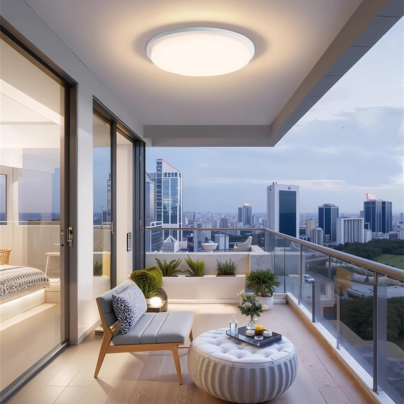 防水吸顶灯户外防蚊虫圆形大号