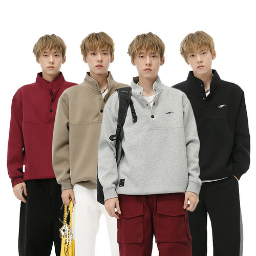 MTLCLOTHES420G重磅半开卫衣