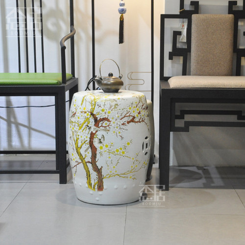 家居创意酒店样板间装饰陶瓷凳