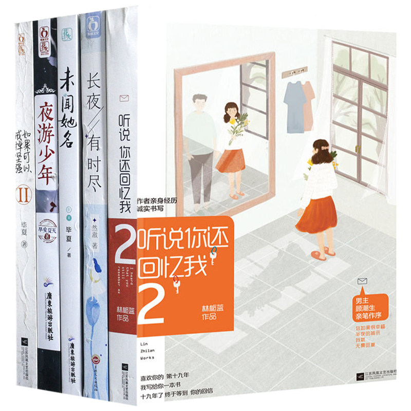 魅力花火图书5本听说你还回忆我/未闻他名/等青春校园图书爱格魅力现代古风小说