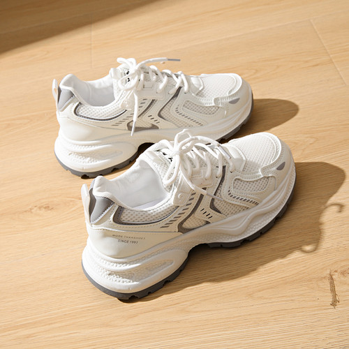 2024新款秋季情侣透气增高跑步鞋