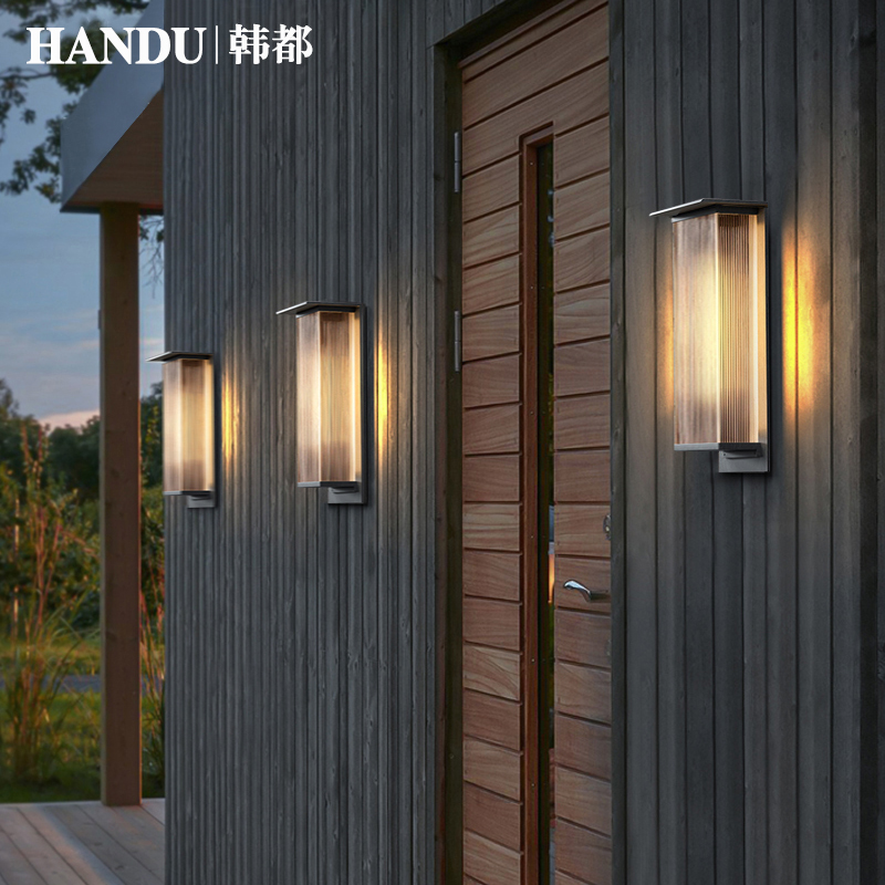 特价太阳能庭院花园入户门前壁灯