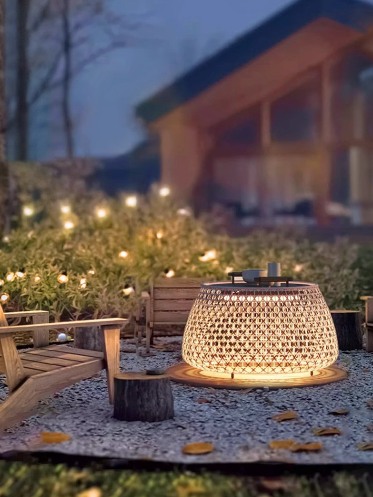 太阳能防水落地灯户外景观灯户外庭院咖啡台灯可充电台灯别墅花园