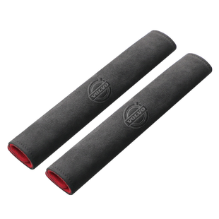 沃尔沃XC60S90/S60LXC90XC40V60Alcantara翻毛皮汽车安全带护肩套