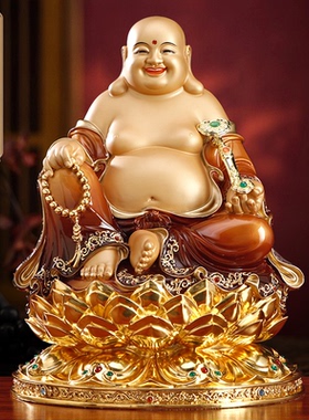 弥勒佛菩萨大肚笑佛客厅招财摆件