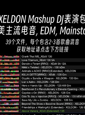 专业DJ表演包 - XELDON Mashup 欧美主流电音, EDM, Mainstage
