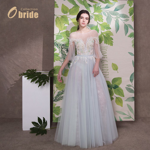 obride高端小众晚礼服出门纱