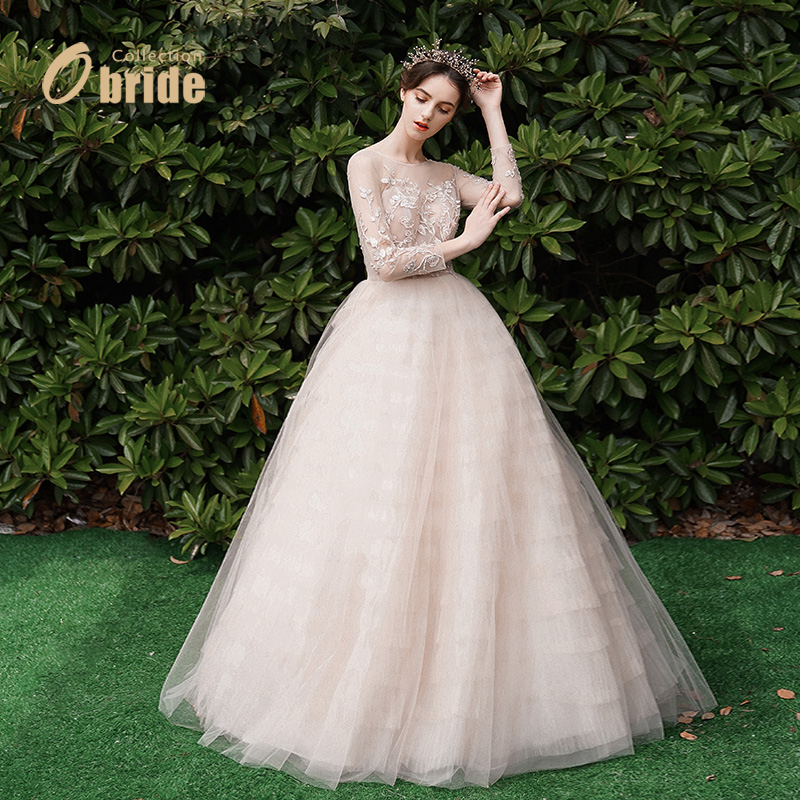 obride森系新娘显瘦超仙礼服婚纱