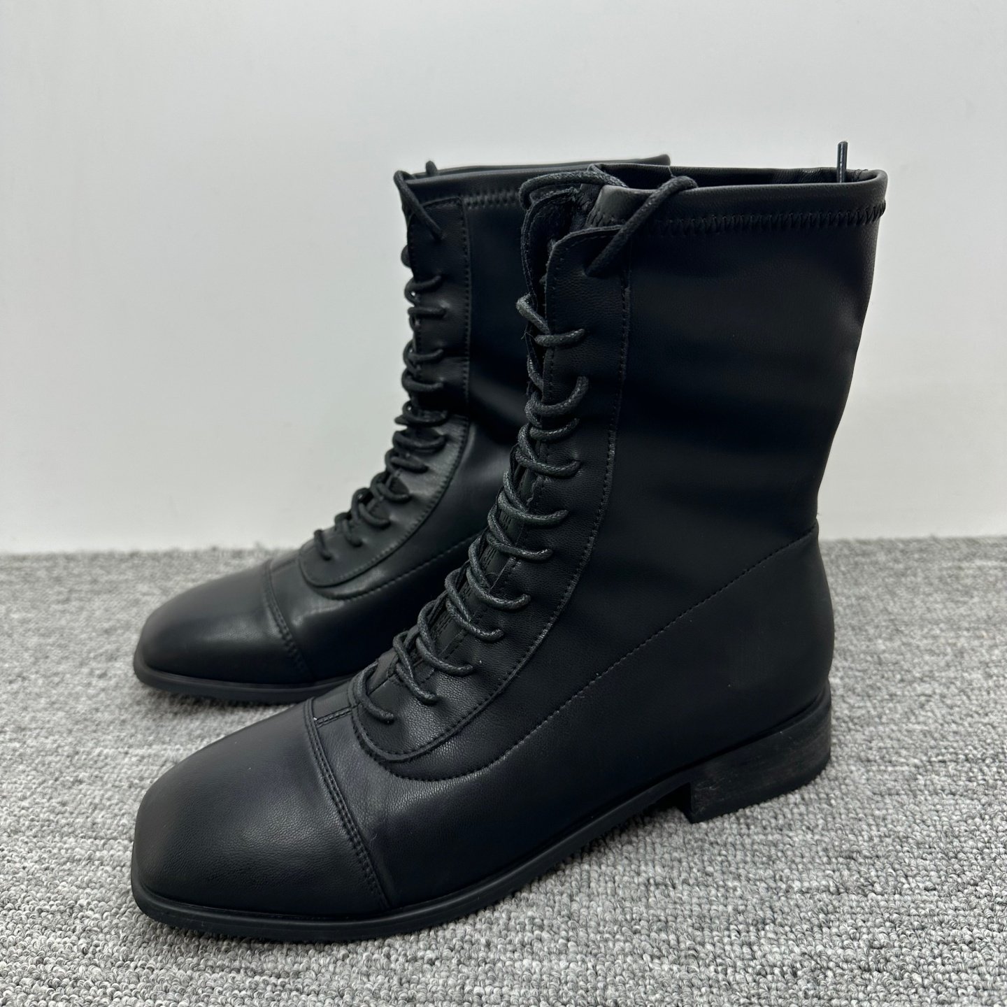 瑕疵品处理37.38码显脚小加绒女短靴马丁靴女冬季英伦风瘦瘦靴,女鞋,马丁靴,淘宝优惠券,粉丝福利购,淘宝优惠卷