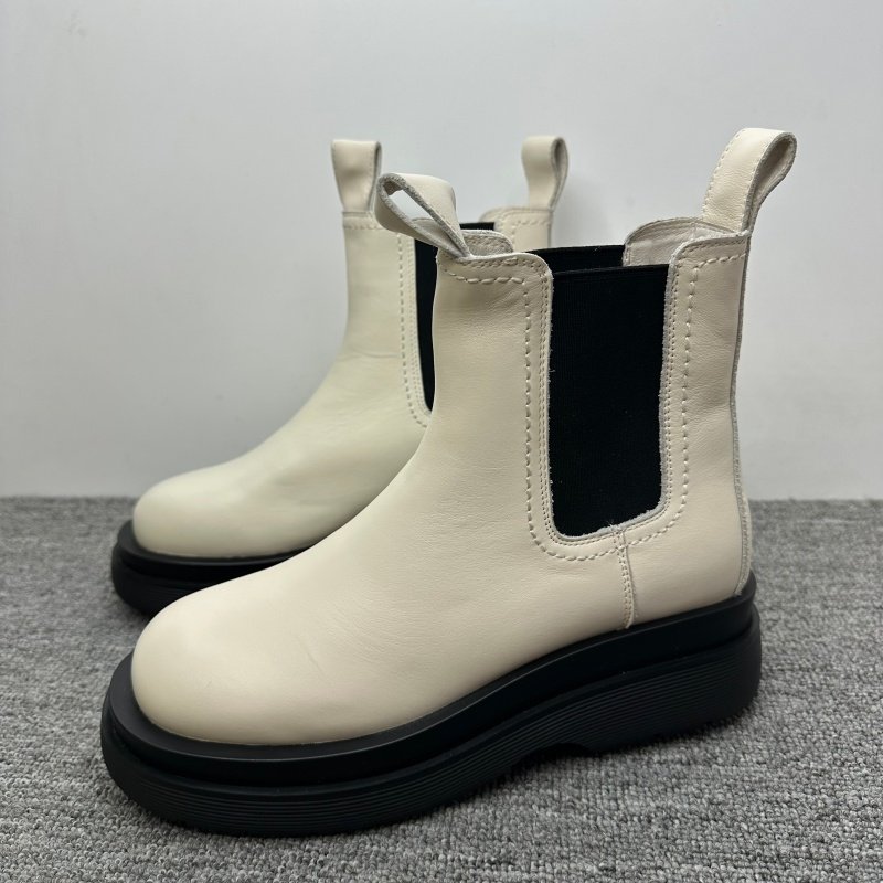 特价处理38.39码头层牛皮厚底烟管靴百搭切尔西靴真皮马丁靴女潮,女鞋,切尔西靴,淘宝优惠券,粉丝福利购,淘宝优惠卷