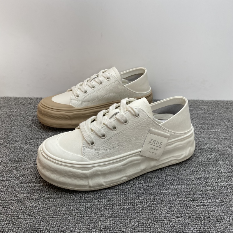 真皮两穿小白鞋女春季新款