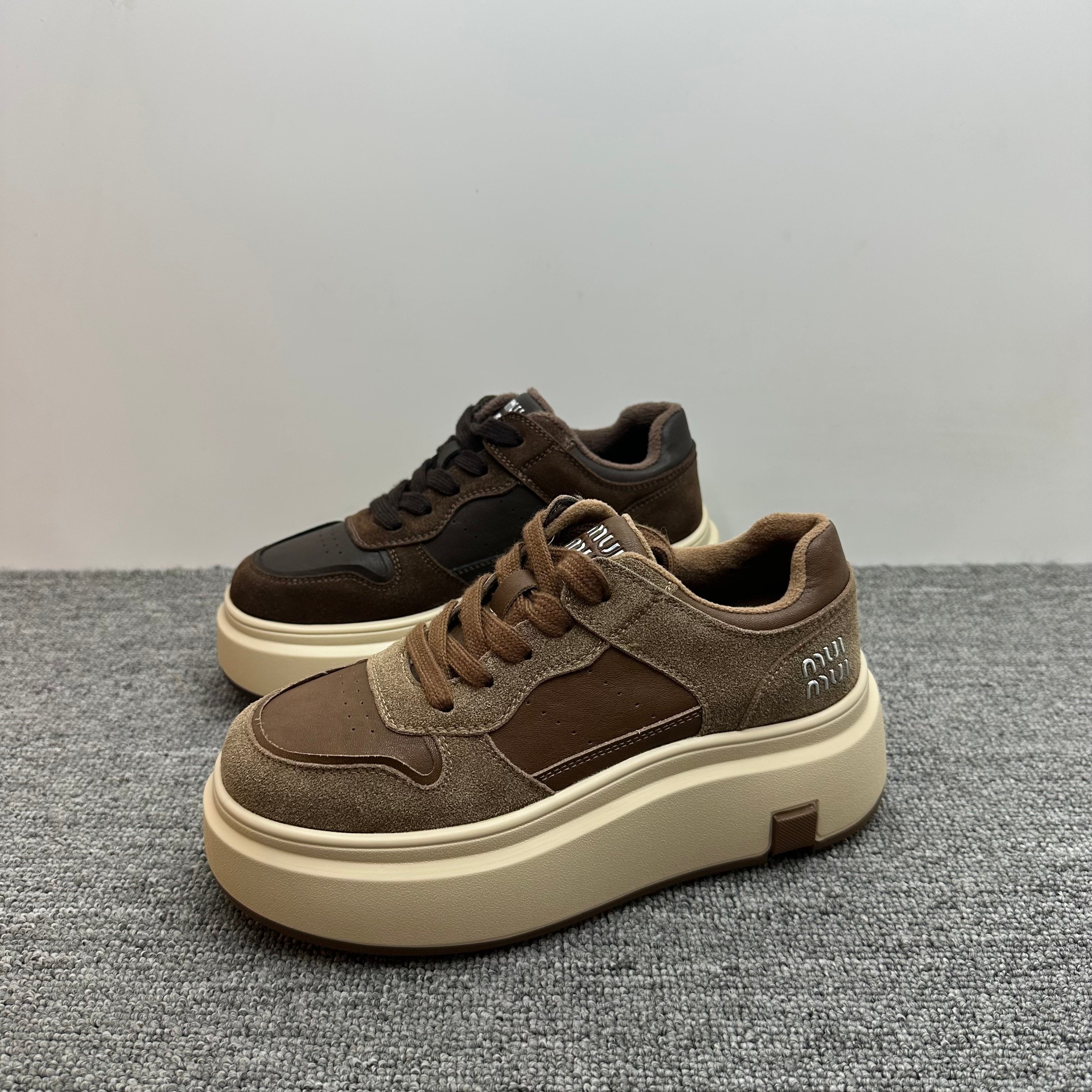 撤柜处理真皮加绒女鞋复古松糕鞋2025冬季新款板鞋厚底运动鞋棉鞋,女鞋,时尚休闲鞋,淘宝优惠券,粉丝福利购,淘宝优惠卷