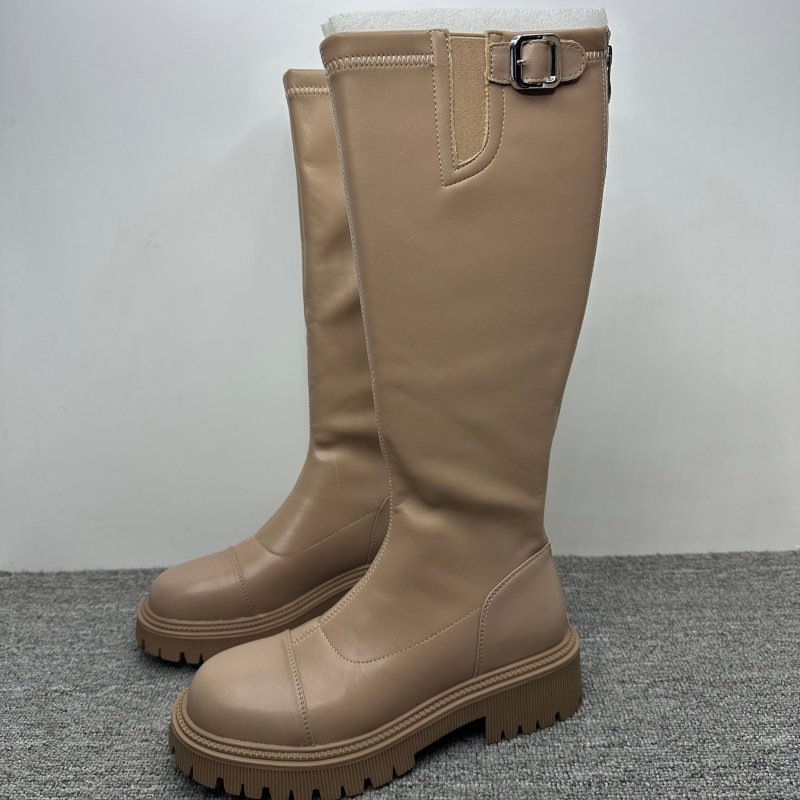 孤品处理39码高筒靴女冬季新款加绒骑士靴英伦百搭棉靴女长筒靴子,女鞋,骑士靴,淘宝优惠券,粉丝福利购,淘宝优惠卷