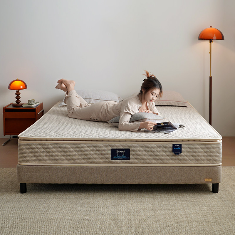 爱舒零胶亚麻水热压黄麻棕静音独立弹簧护脊防螨床垫 杜邦净螨H型,住宅家具,黄麻/棕榈床垫,淘宝优惠券,粉丝福利购,淘宝优惠卷