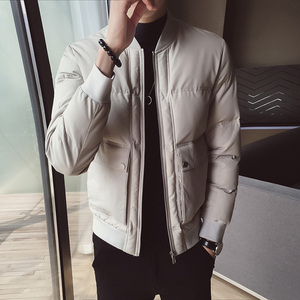 2303`休闲大口袋工装 羽绒棉服棉衣男P115 灰色图片