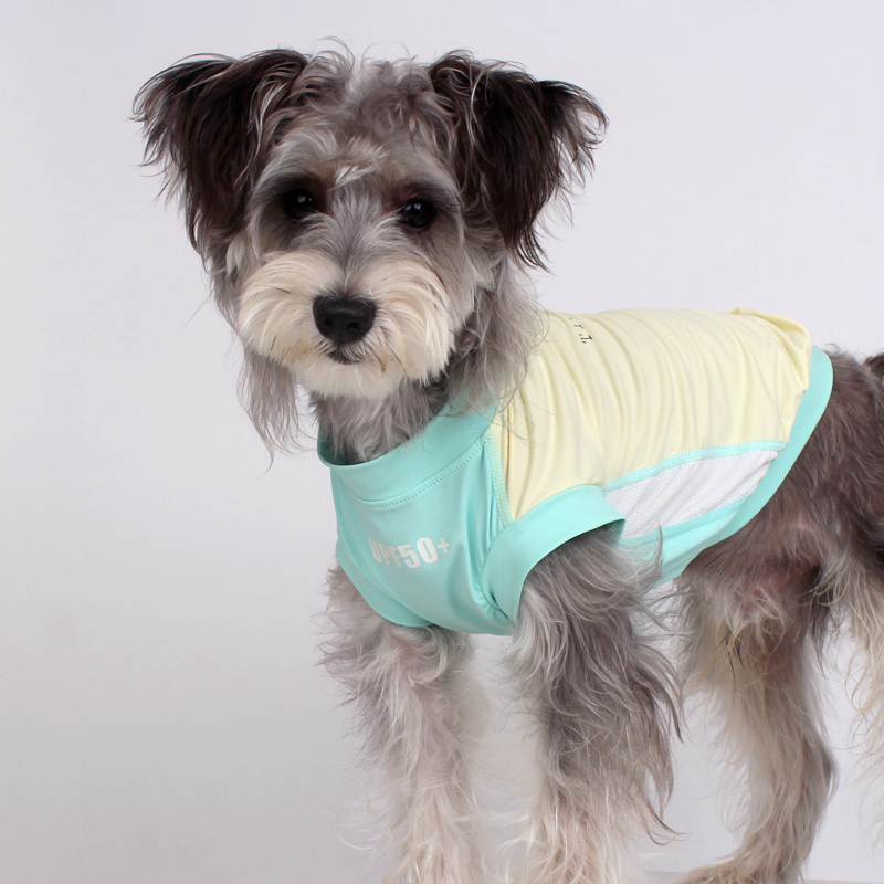 夏天法斗柯基狗狗凉凉衣夏季冰丝服狗狗背心防晒薄小狗狗衣服服装