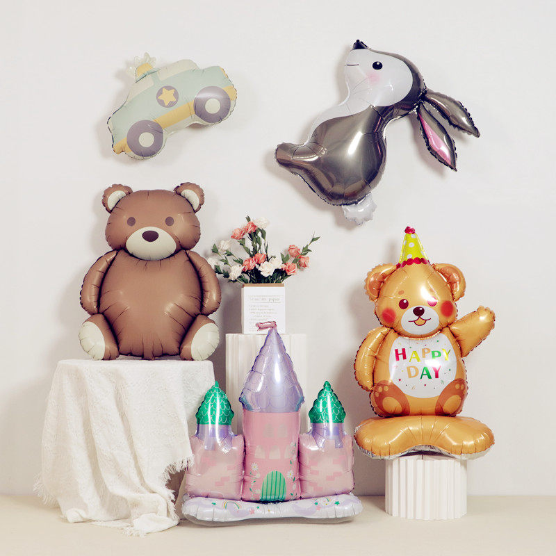 生日场景布置卡通铝膜气球装饰品儿童宝宝男孩女孩快乐派对背景墙,节庆用品/礼品,气球,淘宝优惠券,粉丝福利购,淘宝优惠卷