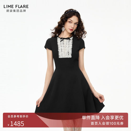 朗姿莱茵福莱尔miu系礼服连衣裙