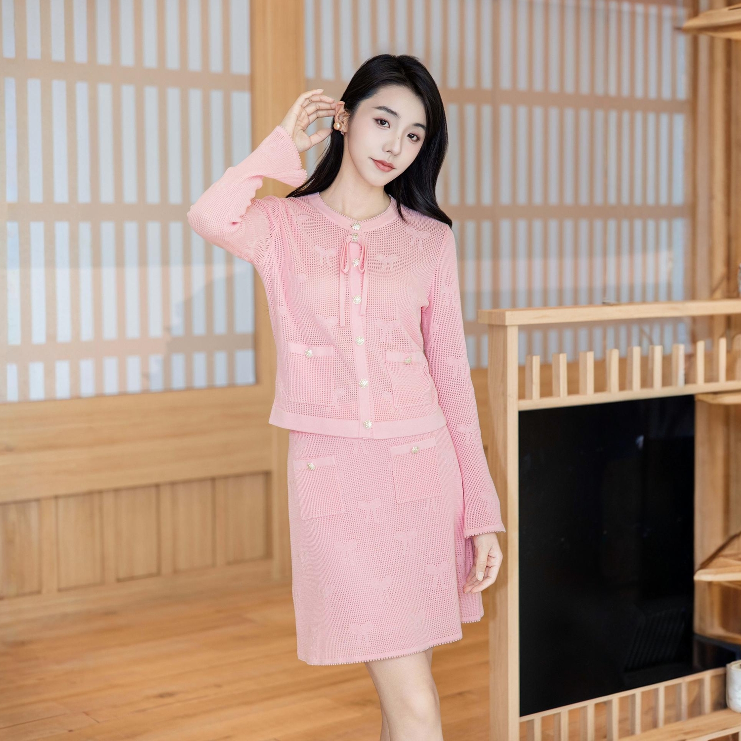 莱茵福莱尔法式小香风时尚套装女