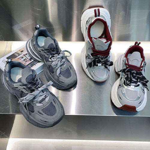 阿比让时尚厚底复古休闲老爹鞋