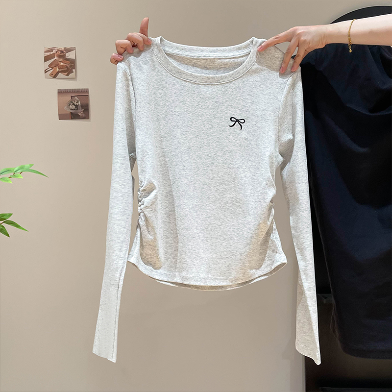 女童长袖t恤春秋款洋气打底衫