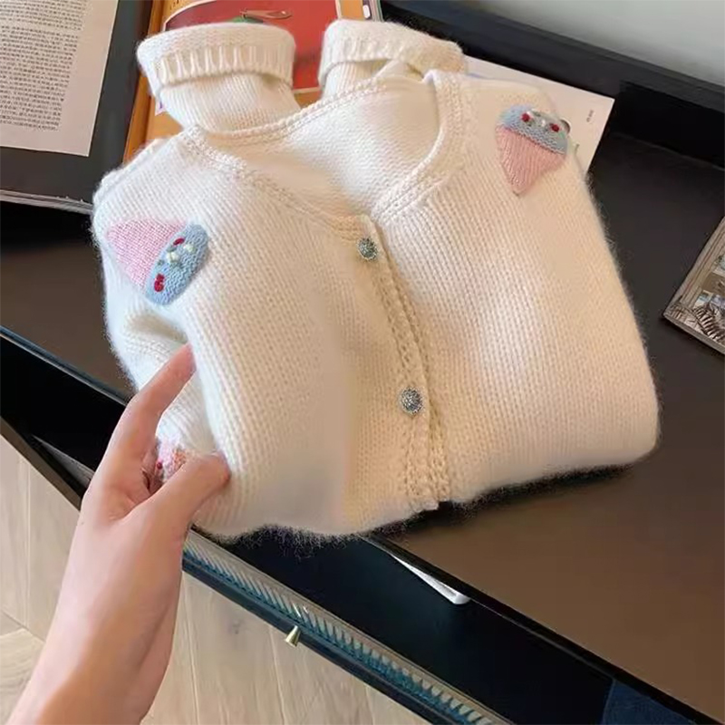 儿童休闲长袖毛衣外套秋冬季