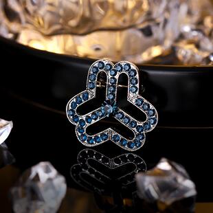 三八节妇女联合会徽章全国妇联标志胸针时尚优雅镶钻工会胸章定制