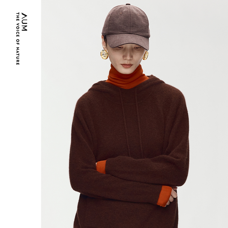 【灵感搭配】AUM噢姆2025年冬季新款中性色调弧形帽檐牛仔棒球帽