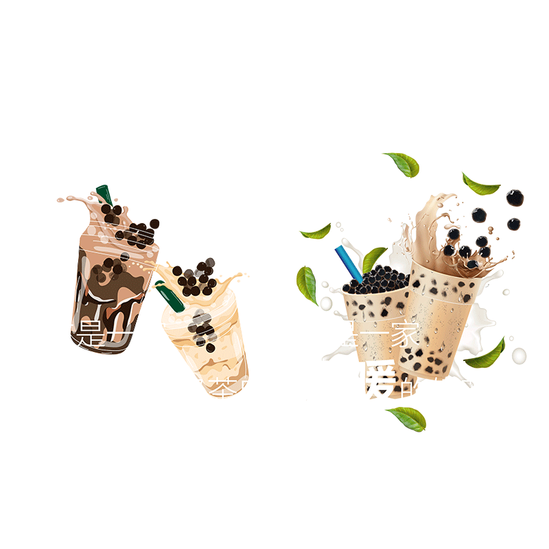 创意咖啡奶茶网红玻璃窗贴画果汁饮品店铺装饰布置静电无胶墙贴画