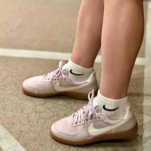 Nike Field General 舒适百搭 低帮 板鞋 女款 粉色FZ5593-004