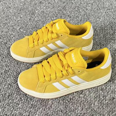 阿迪达斯adidas Grand Court Base 00s防滑耐磨轻运动板鞋IH6188