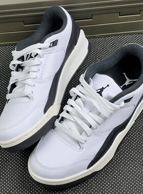 耐克Nike Air Jordan 1 Low AJ1白黑低帮复古篮球鞋HF3255-112