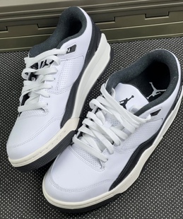耐克Nike Air Jordan 1 Low AJ1白黑低帮复古篮球鞋HF3255-112