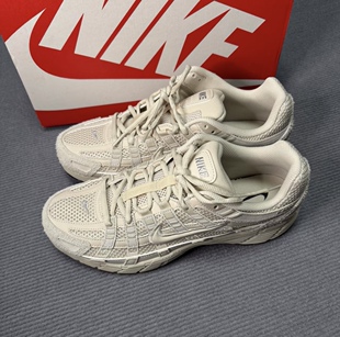 耐克Nike P-6000 SE女子复古网面透气缓震运动鞋米色HF0015-100