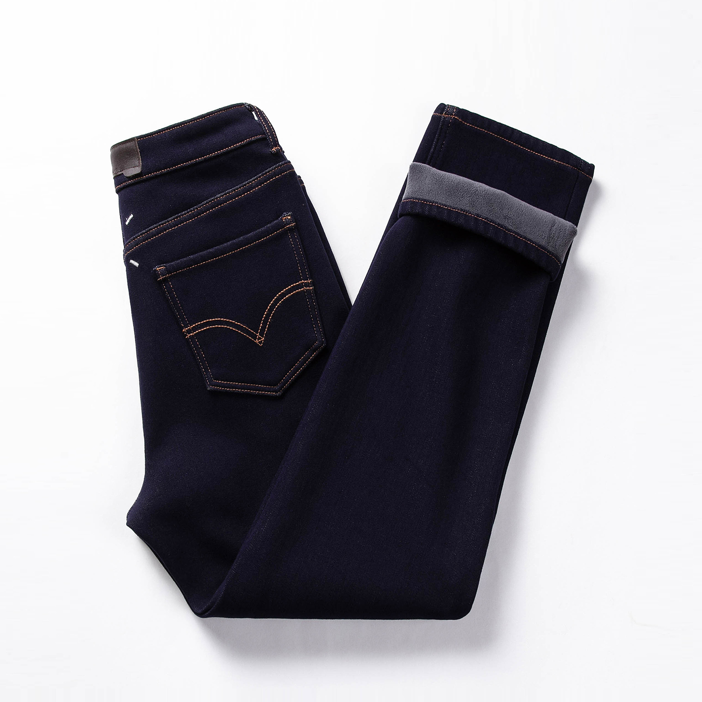 直筒牛仔裤女小个子法棍烟管裤