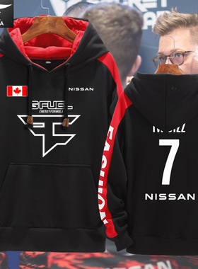 FAZE战队队服银河战舰CSGO游戏major电竞服拼接连帽卫衣男女外套