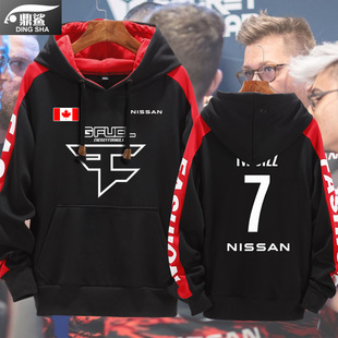 FAZE战队队服银河战舰CSGO游戏major电竞服拼接连帽卫衣男女外套