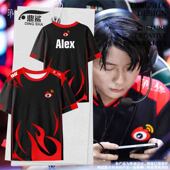 男女冰丝感半袖 WBG微博战队队服第五人格2024比赛服速干短袖 t恤衫