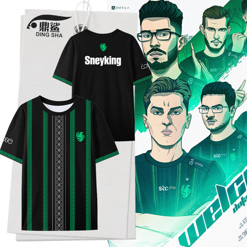 Falcons战队队服dota2速干t恤