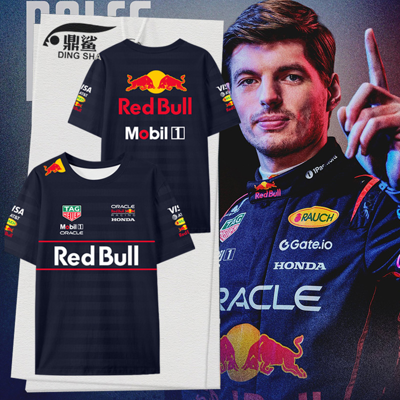2025红F1牛车队赛车服速干t恤