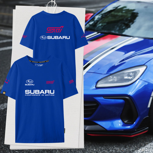 2026斯STI巴鲁JDM赛车服队服T恤