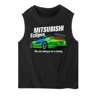 JDM日系速度与激情supra马自达RX7三菱日蚀汽车背心男士无袖t恤衫