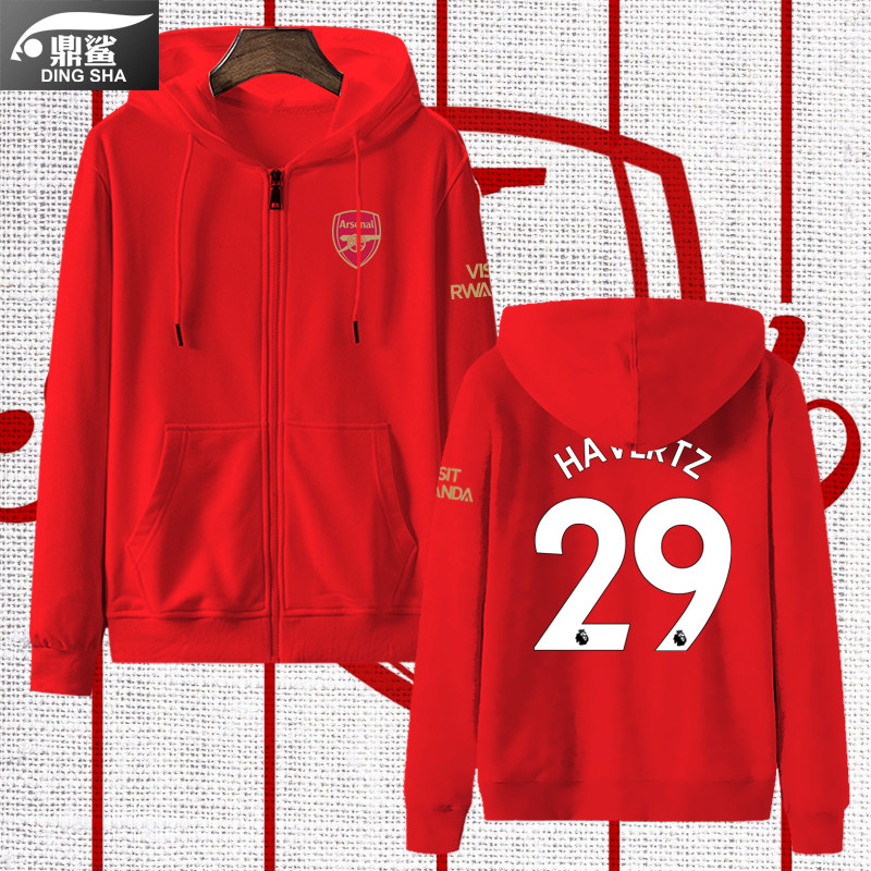 阿森纳队枪手厄得高球迷开衫卫衣