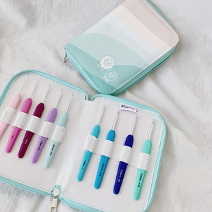 KnitPro Waves 马卡龙 铝制钩针套装 进口钩针套装